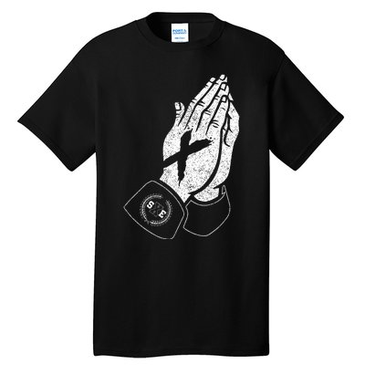 Praying Hands Crew Straight Edge Tall T-Shirt