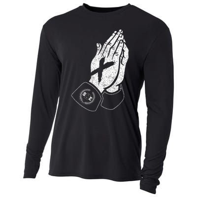 Praying Hands Crew Straight Edge Cooling Performance Long Sleeve Crew