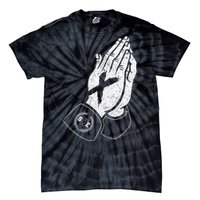 Praying Hands Crew Straight Edge Tie-Dye T-Shirt