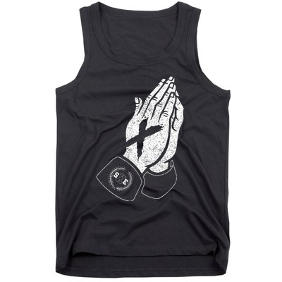 Praying Hands Crew Straight Edge Tank Top