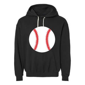 Pregnancy Halloween Costume Baseball Pregnant Garment-Dyed Fleece Hoodie