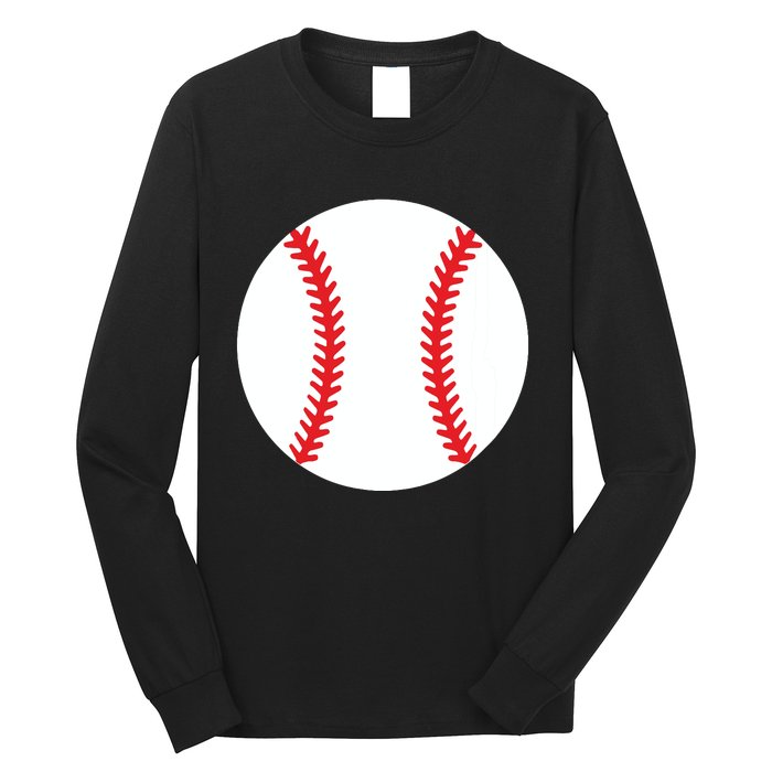 Pregnancy Halloween Costume Baseball Pregnant Long Sleeve Shirt