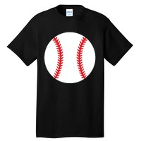 Pregnancy Halloween Costume Baseball Pregnant Tall T-Shirt