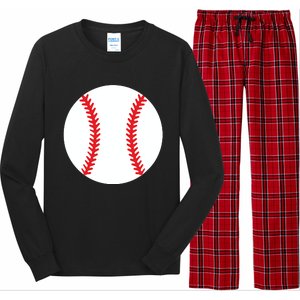 Pregnancy Halloween Costume Baseball Pregnant Long Sleeve Pajama Set