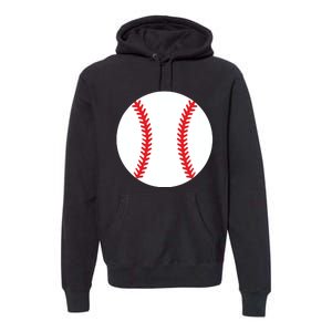 Pregnancy Halloween Costume Baseball Pregnant Premium Hoodie