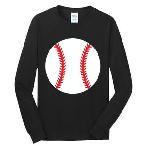 Pregnancy Halloween Costume Baseball Pregnant Tall Long Sleeve T-Shirt