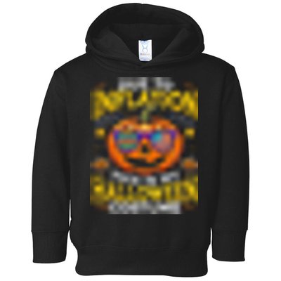 Pumpkin Halloween Costume Funny Halloween Toddler Hoodie