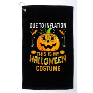 Pumpkin Halloween Costume Funny Halloween 2024 Platinum Collection Golf Towel