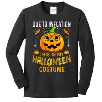 Pumpkin Halloween Costume Funny Halloween 2024 Kids Long Sleeve Shirt