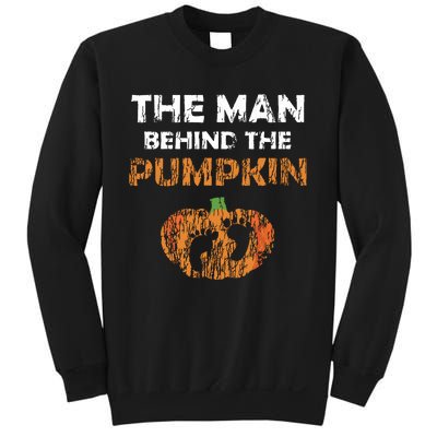 Pregnant Halloween Costume For Dad Expecting Lil Pumpkin Sweatshirt