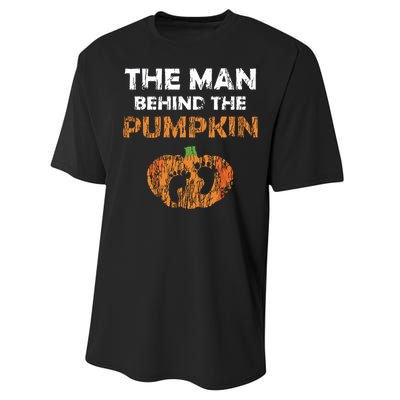 Pregnant Halloween Costume For Dad Expecting Lil Pumpkin Performance Sprint T-Shirt