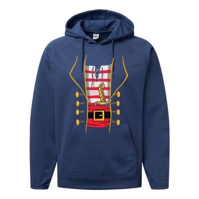 Pirate Halloween Costume Performance Fleece Hoodie