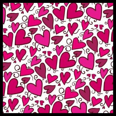 Pink Hearts Cute Valentine's Day Gift T-Shirt