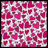 Pink Hearts Cute Valentine's Day Gift Flatbill Hat