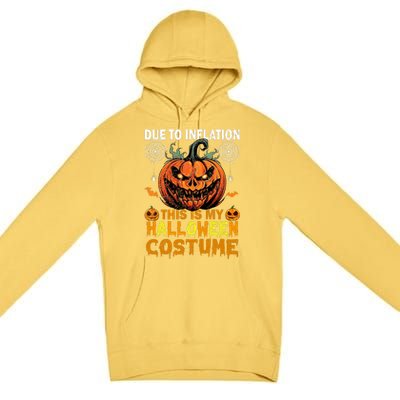 Pumpkin Halloween Costume Funny Halloween 2024 Premium Pullover Hoodie