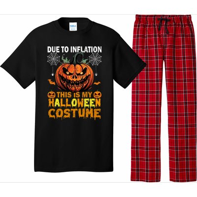 Pumpkin Halloween Costume Funny Halloween 2024 Pajama Set