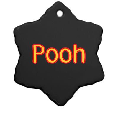 Pooh Halloween Costume Ceramic Star Ornament