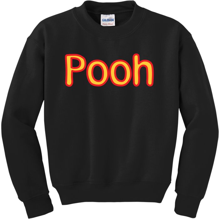 Pooh Halloween Costume Kids Sweatshirt