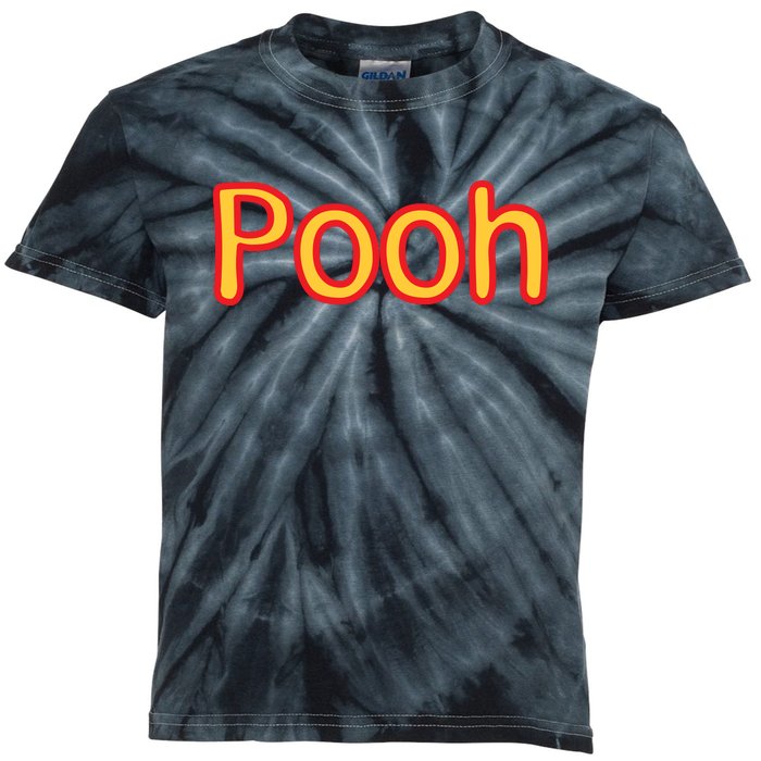 Pooh Halloween Costume Kids Tie-Dye T-Shirt