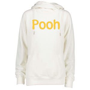 Pooh Halloween Costume Womens Funnel Neck Pullover Hood