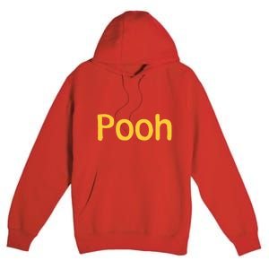 Pooh Halloween Costume Premium Pullover Hoodie