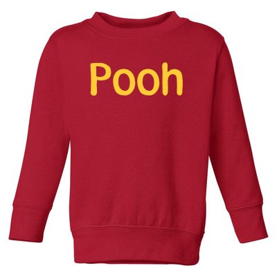 Pooh Halloween Costume Toddler Sweatshirt