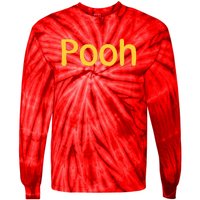 Pooh Halloween Costume Tie-Dye Long Sleeve Shirt