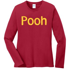 Pooh Halloween Costume Ladies Long Sleeve Shirt