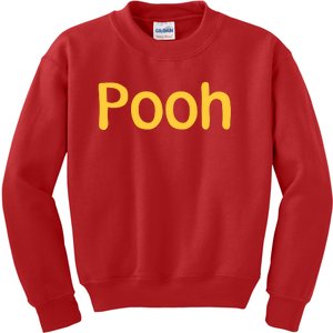 Pooh Halloween Costume Kids Sweatshirt