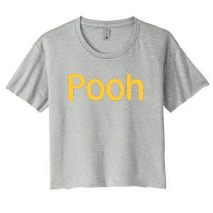 Pooh Halloween Costume Women's Crop Top Tee