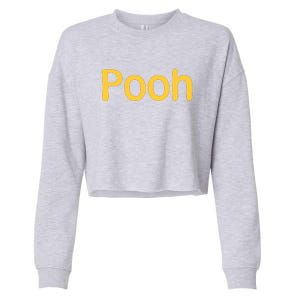 Pooh Halloween Costume Cropped Pullover Crew