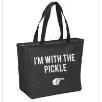 Pickle Halloween Costume Party Matching Pickle Fun Zip Tote Bag