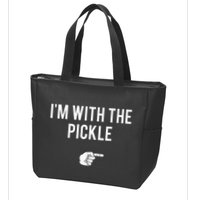 Pickle Halloween Costume Party Matching Pickle Fun Zip Tote Bag