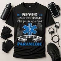 Paramedic Health Care Emergency Emt Ems Paramedic Cooling Performance Crew T-Shirt