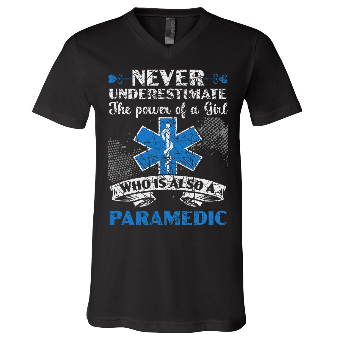 Paramedic Health Care Emergency Emt Ems Paramedic V-Neck T-Shirt