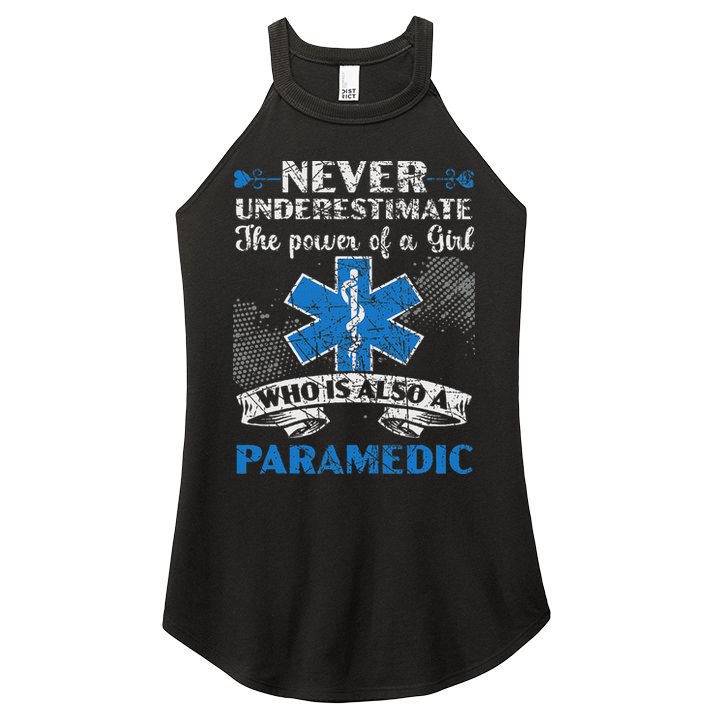 Paramedic Health Care Emergency Emt Ems Paramedic Women's Perfect Tri Rocker Tank