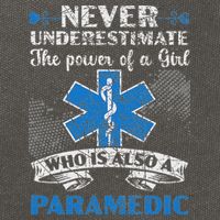 Paramedic Health Care Emergency Emt Ems Paramedic Cotton Canvas Backpack