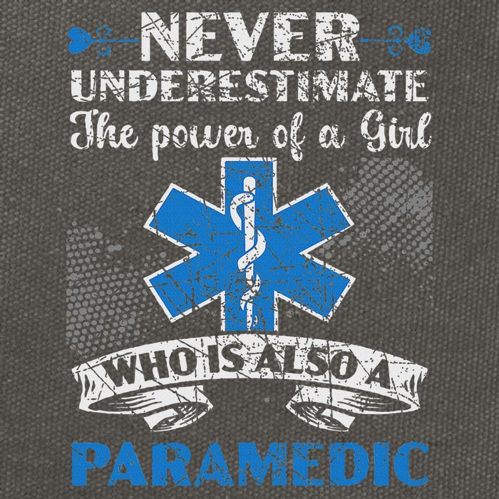 Paramedic Health Care Emergency Emt Ems Paramedic Cotton Canvas Backpack
