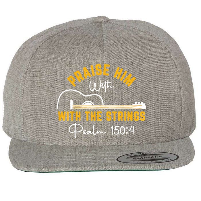 Praise Him Christian Design Wool Snapback Cap