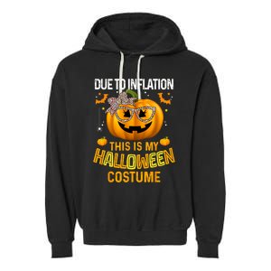 Pumpkin Halloween Costume Women Funny Halloween 2024 Garment-Dyed Fleece Hoodie