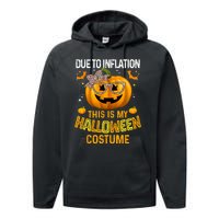 Pumpkin Halloween Costume Women Funny Halloween 2024 Performance Fleece Hoodie