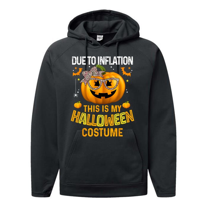 Pumpkin Halloween Costume Women Funny Halloween 2024 Performance Fleece Hoodie