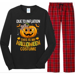 Pumpkin Halloween Costume Women Funny Halloween 2024 Long Sleeve Pajama Set