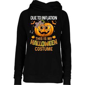 Pumpkin Halloween Costume Women Funny Halloween 2024 Womens Funnel Neck Pullover Hood