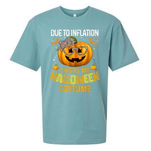 Pumpkin Halloween Costume Women Funny Halloween 2024 Sueded Cloud Jersey T-Shirt