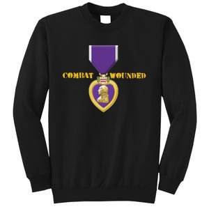 Purple Heart Combat Veteran Cool Sweatshirt