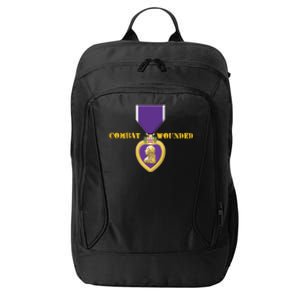 Purple Heart Combat Veteran Cool City Backpack