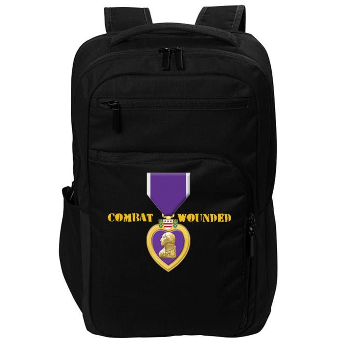 Purple Heart Combat Veteran Cool Impact Tech Backpack