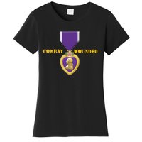 Purple Heart Combat Veteran Cool Women's T-Shirt