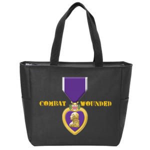 Purple Heart Combat Veteran Cool Zip Tote Bag